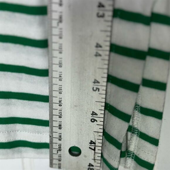 Rails Meg Dress XS Green White Sailor Stripe Tank Midi Dress NWT $138 Cotton - Picture 5 of 9